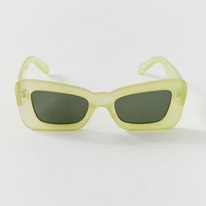 UO Kittie Angled Rectangle Sunglasses